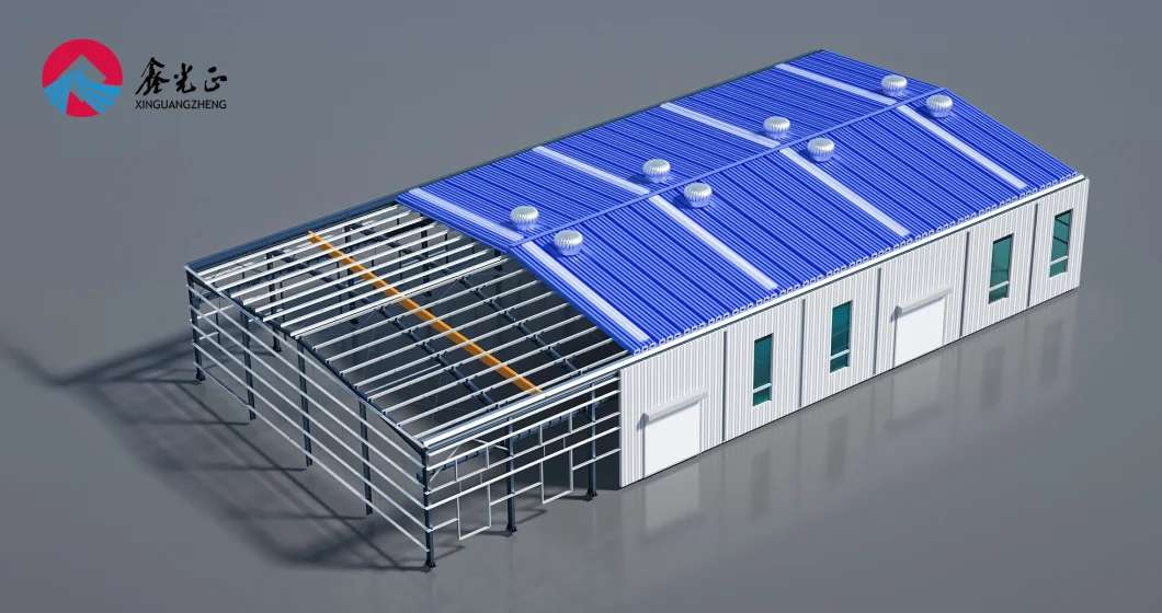 Quick Build Building Prefabricated Steel Warehouse Workshop Hangar Steel Structure