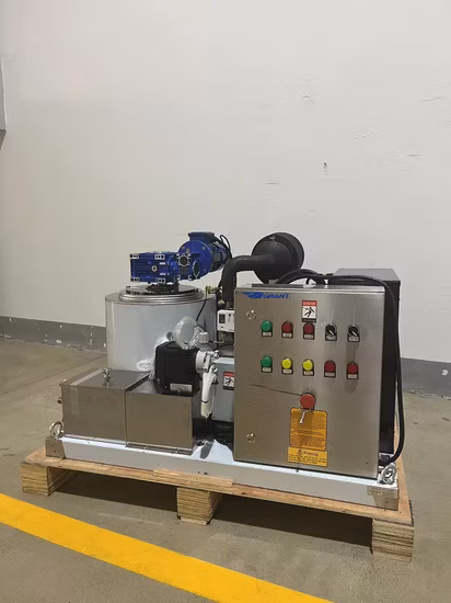 플레이크 아이스 증발기 드럼 라이어 냉각 및 장비 30t/일